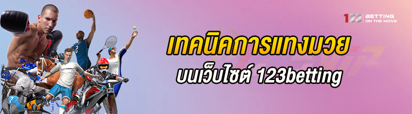 เทคนิคการแทงมวย บนเว็บไซต์ 123betting