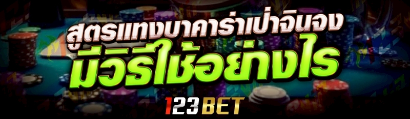 สูตรแทงบาคาร่าเป่าจินจงมีวิธีใช้อย่างไร